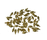 Golden ball dangle charms beads latkan jhumki/Necklace and Bangle metal beads for Jewellery Making. LOOP-015